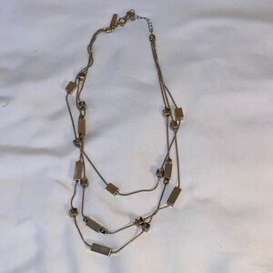 🎀 5/$20 🎀 WHBM three strand silver necklace